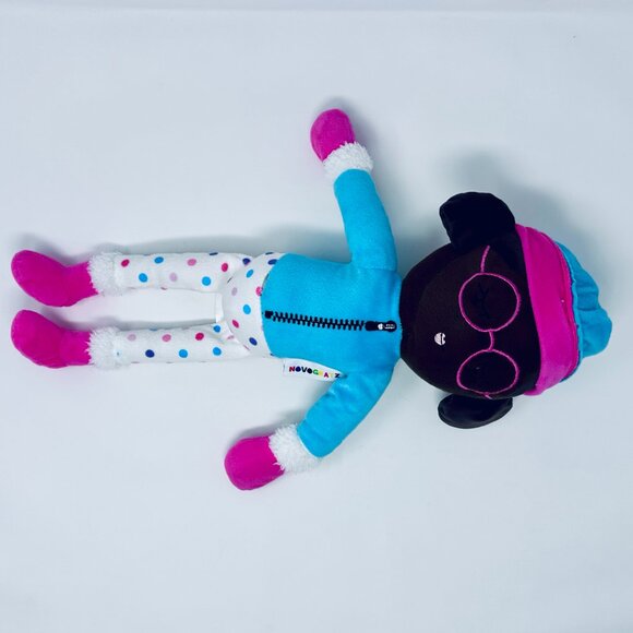 Novogratz Plush Doll Sleepy Face Pink Glasses - Picture 9 of 10